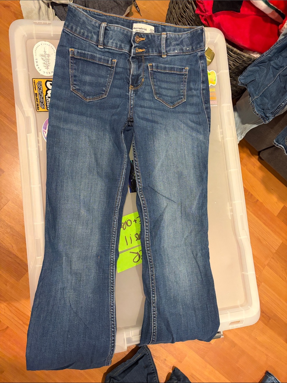 Abercrombie & Fitch Blue Flared Jeans